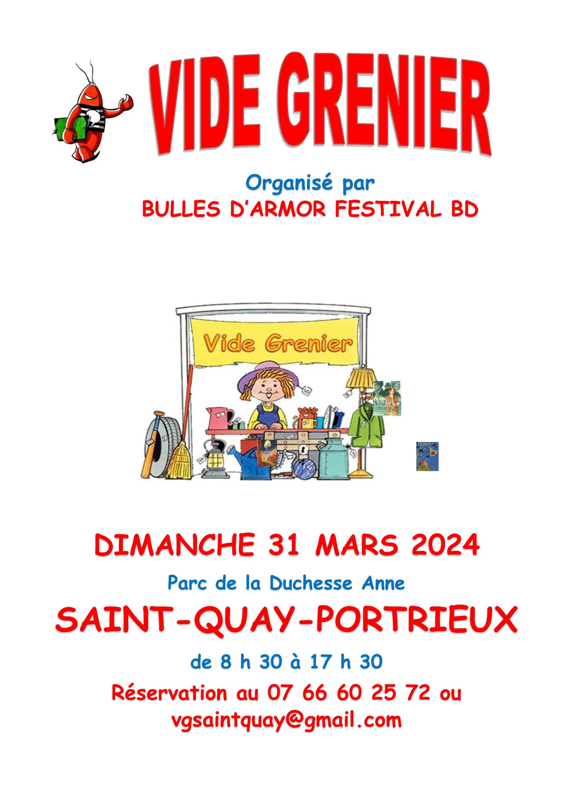 Lire la suite à propos de l’article Vide grenier des Bulles d’Armor