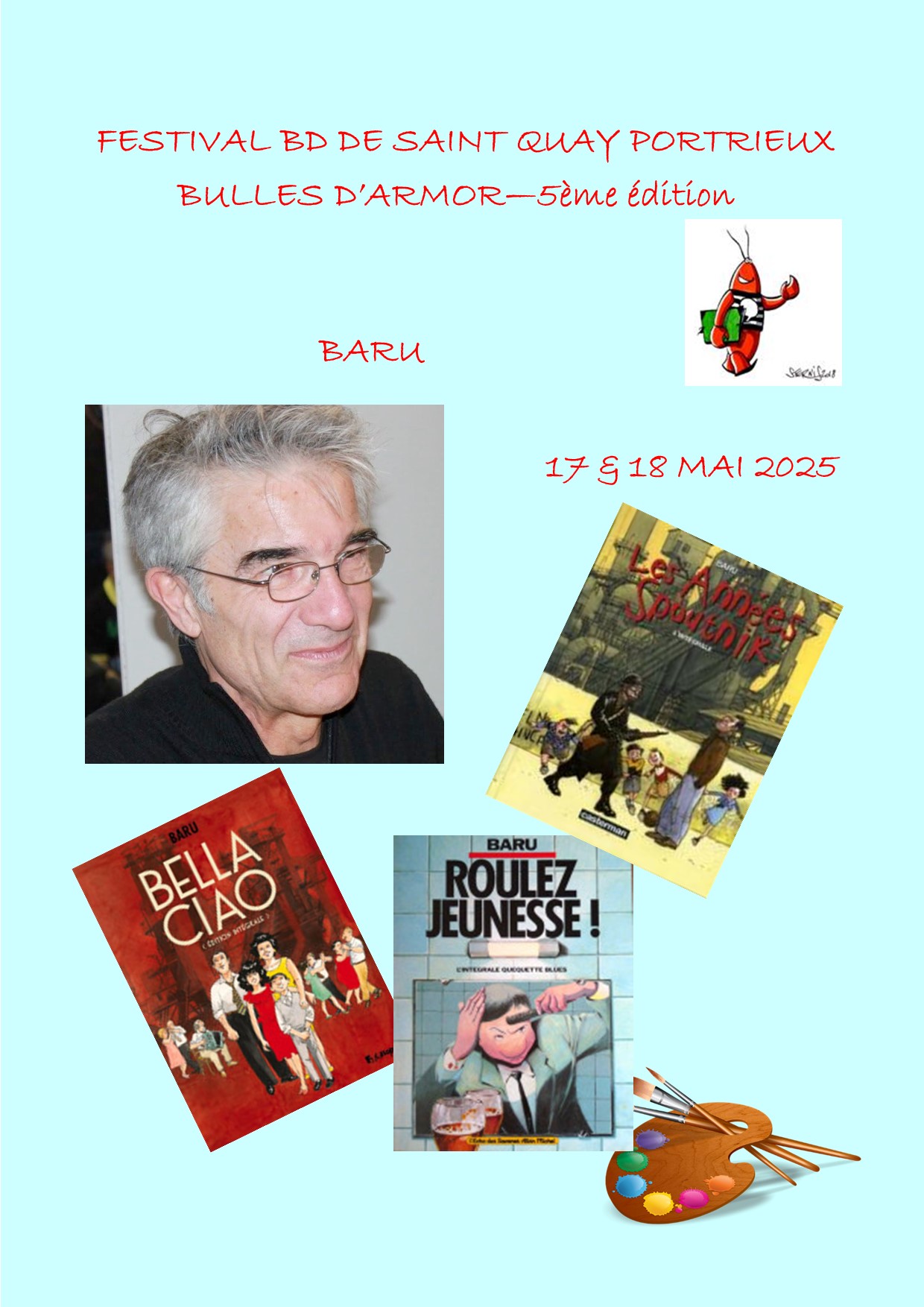 Lire la suite à propos de l’article Baru sera présent lors de notre Festival 2025