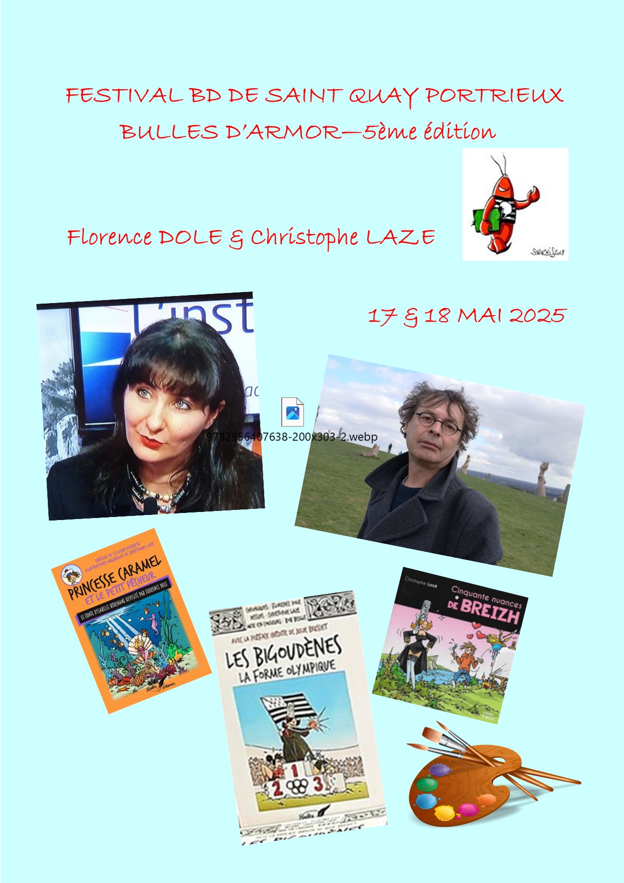 Lire la suite à propos de l’article Florence Dole et Christophe Lazé seront présents lors de notre Festival 2025