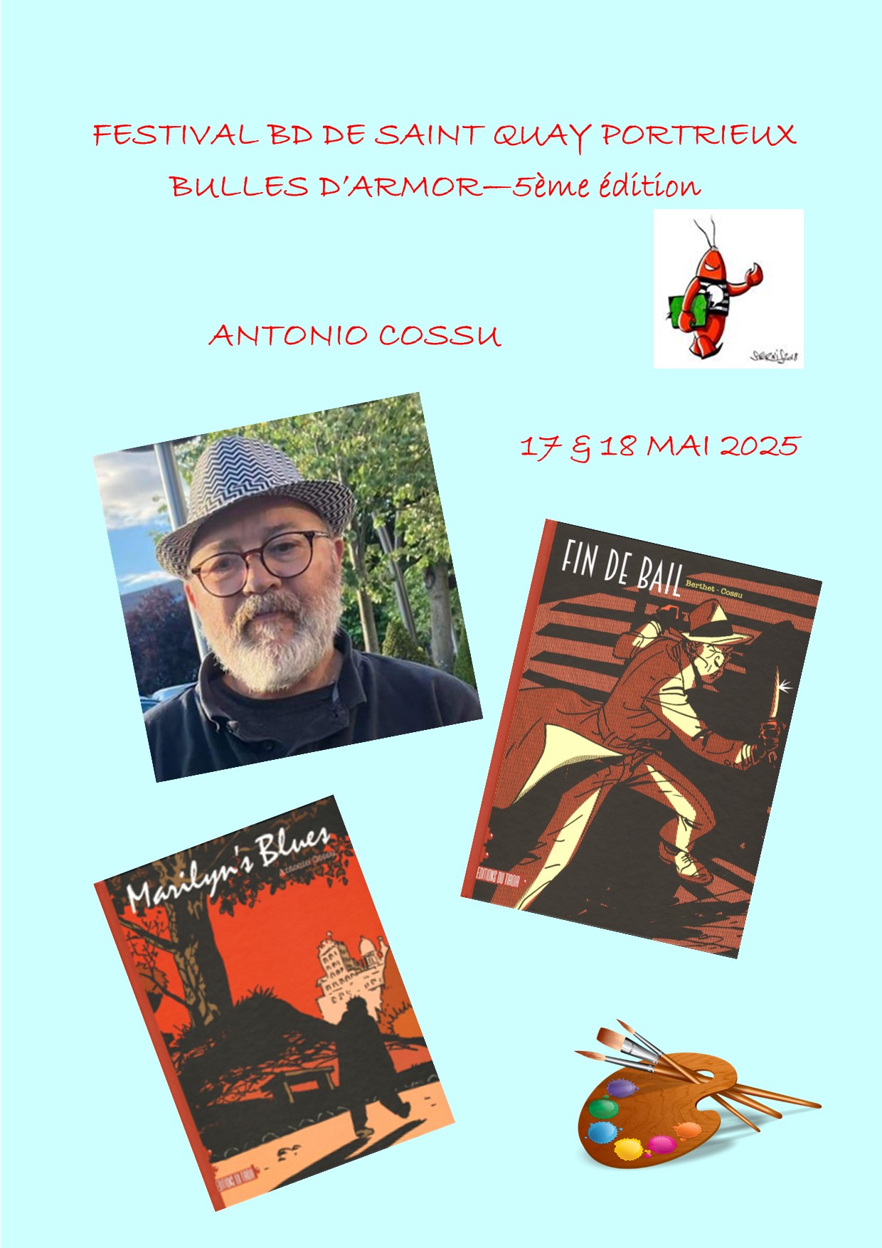 Lire la suite à propos de l’article Antonio Cossu sera présent lors de notre Festival 2025